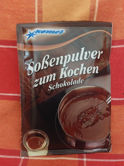 Soßenpulver zum Kochen Schokolade